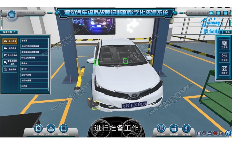 混動汽車虛擬故障診斷和數字化資源系統(tǒng)